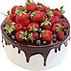 Cake "Biscuit with fruit" - small picture 1