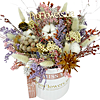 Box of dried flowers "Vincenzo" - small picture 1