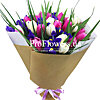 Букет тюльпанов и ирисов "Дыхание весны" - меленькое изображение 2