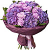 Bouquet of carnations "Starry sky" - small picture 1