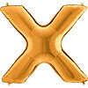 Фольгована куля буква "X" - маленьке зображення 1