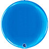 Шар фольгированный сфера "Металлик Blue" - меленькое изображение 1