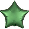 Foil balloon star "Satin green" - small picture 1