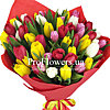 51 тюльпан "Яркий рассвет" - меленькое изображение 1