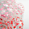 Latex balloons "Big red and pink hearts" - small picture 4