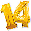 Foil balloons - number fourteen - small picture 1