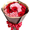 Bouquet of carnations "My universe" - small picture 1