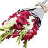 Bouquet of gladioli "Cleopatra" - small picture 1
