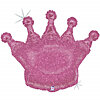 Фольгированная фигура "Розовая Корона " - меленькое изображение 1