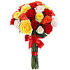 Bouquet of roses "Multicolored smile" - small picture 1