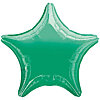 Foil balloon star "Metallic Green" - small picture 1