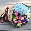 Bouquet with hydrangeas "Autumn wonders" - small picture 1