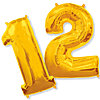 Foil balloons - number twelve - small picture 1