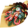 Bouquet of sweets "From Santa Claus!" - small picture 1
