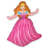 Фольгована фігура "Принцеса" - маленьке зображення 1