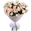Bouquet of 5 branches of spray roses "First Snow" - small picture 1