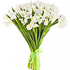 Bouquet of white iris "Snow White" - small picture 1