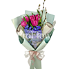 Букет из 5 тюльпанов и гиацинтов - меленькое изображение 2