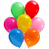 Multicolored helium balloons by the piece - small picture 1