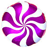 Фольгована куля "Цукерка Purple" - маленьке зображення 1