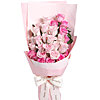 Букет з 25 рожевих троянд "Симфонія" - маленьке зображення 1