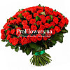 101 червона троянда "Оксамит" - маленьке зображення 1