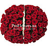 Корзина "101 алая роза" - меленькое изображение 2
