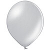 Latex balloon "Metallic silver" - small picture 1