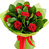 Bouquet of roses "Bright" - small picture 1