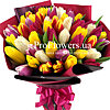 Букет тюльпанов "Весеннее утро" - меленькое изображение 1