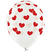 Latex balloons "Big red and pink hearts" - small picture 2