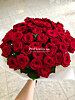 Bouquet of red roses "Viburnum taste" - small picture 2