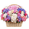 Basket with hyacinths "Malvina" - small picture 1