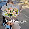 5 розовых роз "Летний денек" - меленькое изображение 2