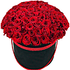 101 червона троянда в коробці - маленьке зображення 1