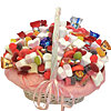 Basket with marshmallow "Sweet tooth" - small picture 1