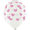 Latex balloons "Big red and pink hearts" - small picture 3