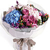 Bouquet with hydrangea "Incredible!" - small picture 1