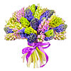 Bouquet of hyacinths "Bright dream" - small picture 1