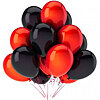 Set of helium balloons "Red-black duet" - small picture 1