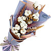Unusual bouquet made of cotton - small picture 1