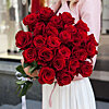 25 червоних голландських троянд - маленьке зображення 1