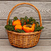 Persimmon basket "Warm evening" - small picture 1