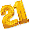 Foil balloons - number twenty one - small picture 1