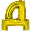 Foil balloon letter "D" - small picture 1