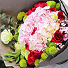 Bouquet with hydrangea "Magic" - small picture 2