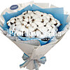 Cotton bouquet "Airy" - small picture 1