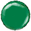 Фольгированный круг "Металлик Зеленый" - меленькое изображение 1