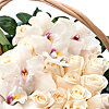 Basket with orchids "Hugs of tenderness" - small picture 2