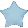 Фольгована кулька зірка "Сатин Пастель Blue" - маленьке зображення 1